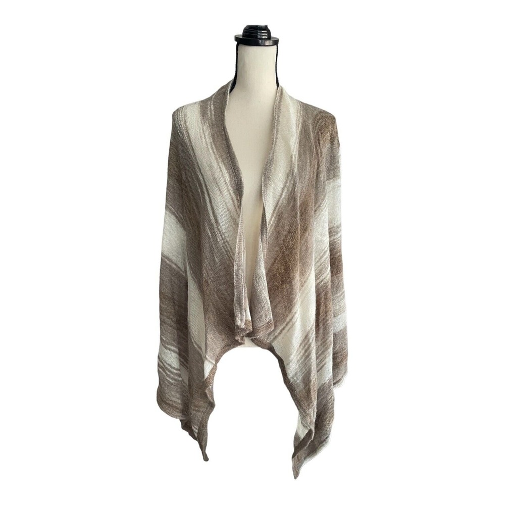 Tommy Bahama Cardigan Women's Size Large Open Front Wool Blend Long Sleeves‎